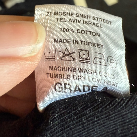 Nununu Kids Black & White Logo Print Long sleeve Hoodie - 6-7 - Picture 6 of 6